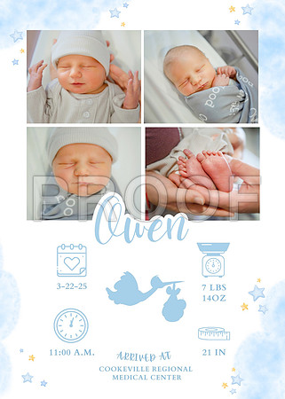 Oh Baby Boy Baby Shower Invitation with Balloons and Bear - 1